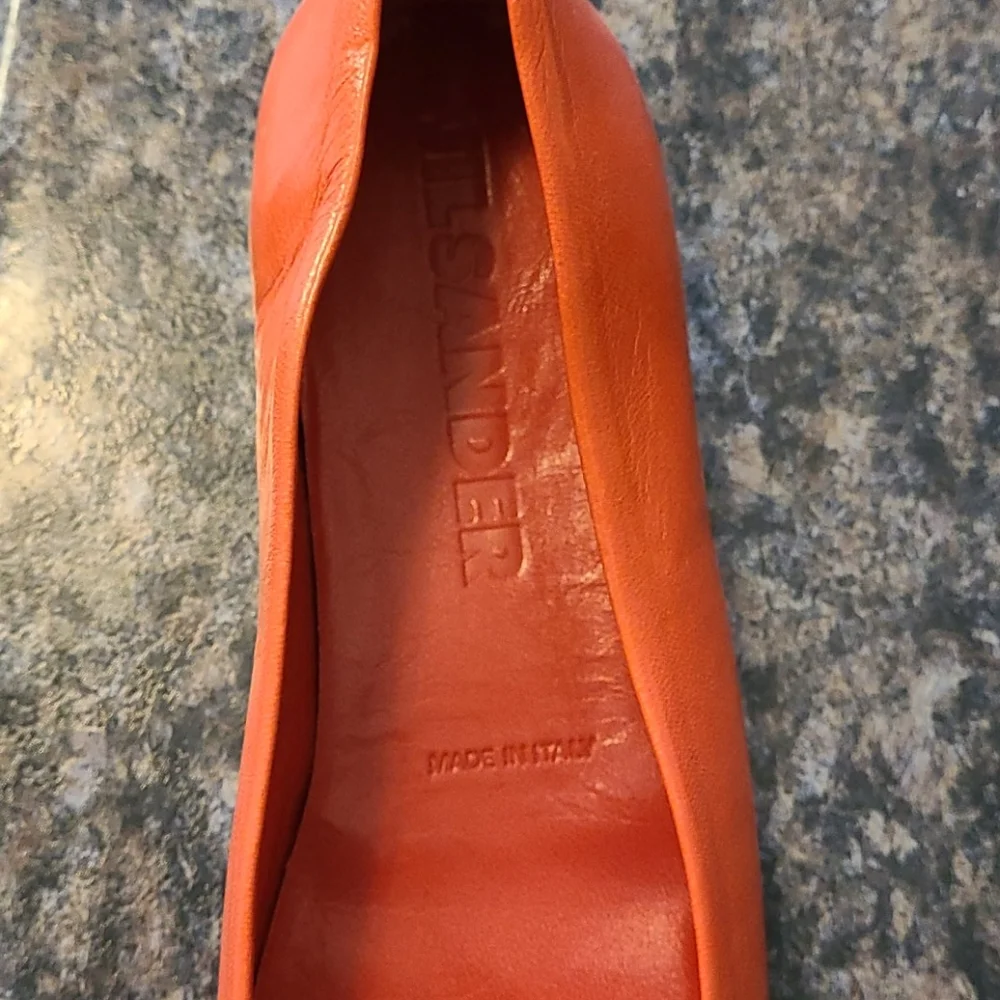 Vintage Jill Sander Square Toe Fold Flat Sz 36 - Picture 5 of 5